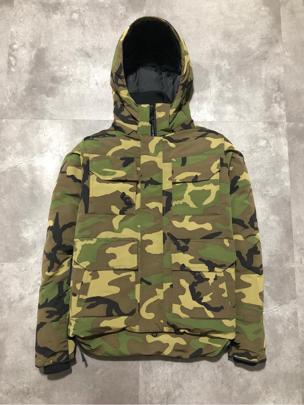 Canada Goose Men's Camouflage Hooded Field Jacket - Green Camo